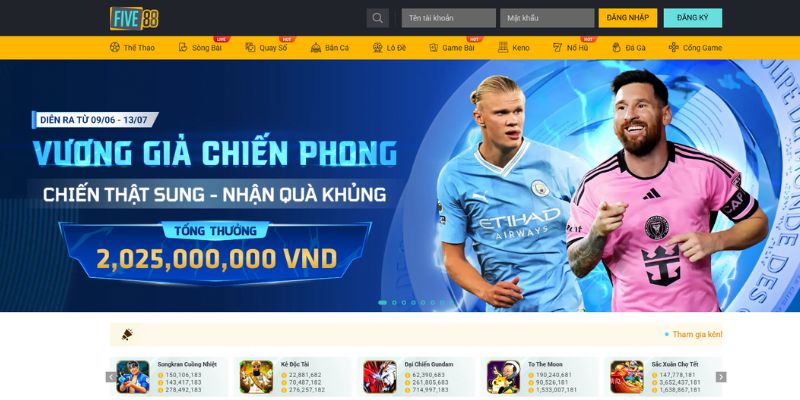 Giới thiệu tổng quan nhà cái uy tín Five88