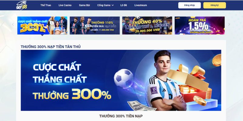 Khuyến mãi sky88 có giá trị cao